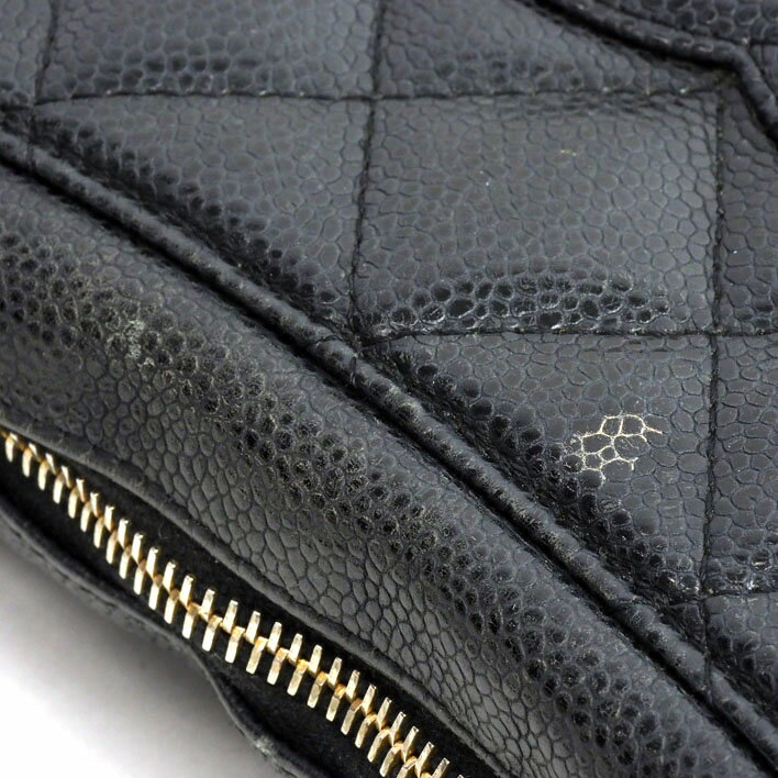 CHANEL Chanel Coco Mark One Shoulder Gold Chain Matrasse A 20993 Caviar Skin Women's Shoulder Bag [Pre]