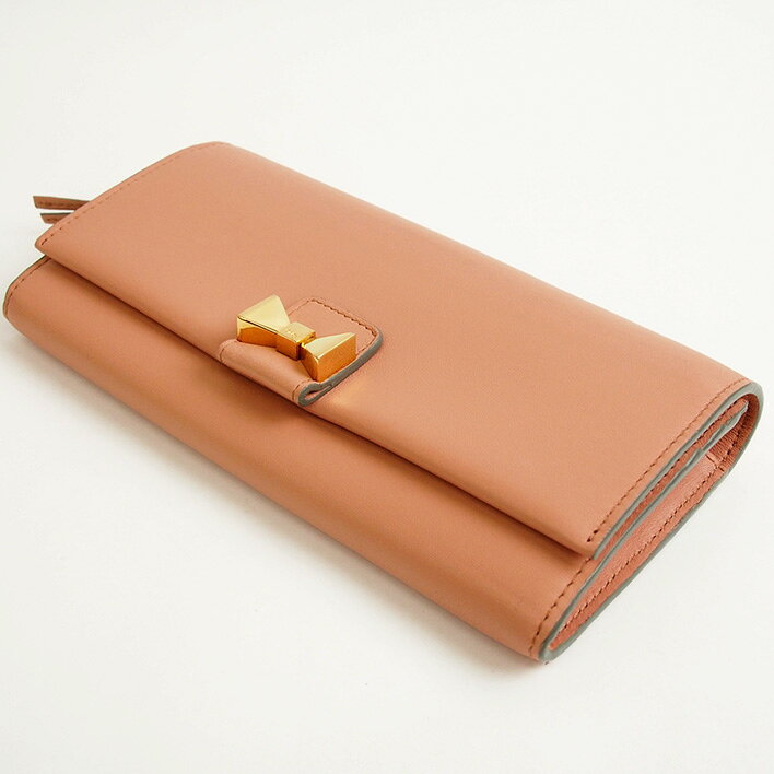 Chloeクロエポピー折りフラップ財布【中古】