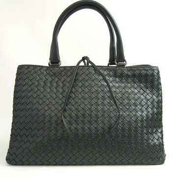 BOTTEGAVENETAボッテガヴェネタイントレチャートトートバッグ【中古】