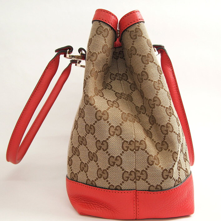 GUCCIグッチGGキャンバスハンドバッグ【中古】