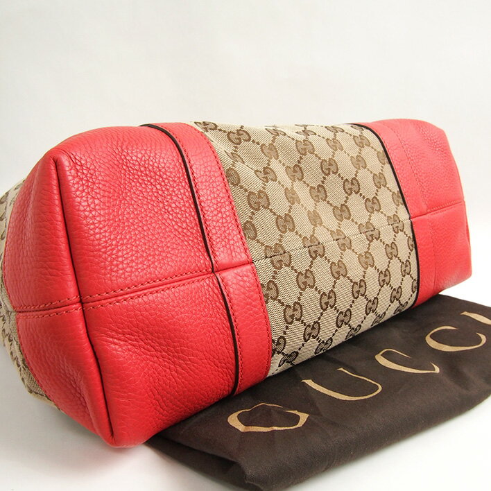 GUCCIグッチGGキャンバスハンドバッグ【中古】