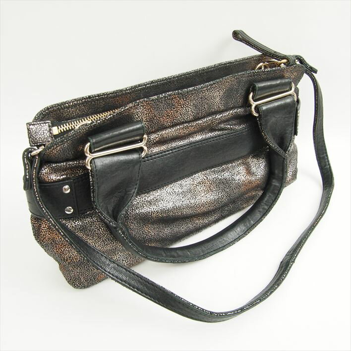 SEEBYCHLOEシーバイクロエ２WAYショルダーバッグ黒×ラメハンドバック