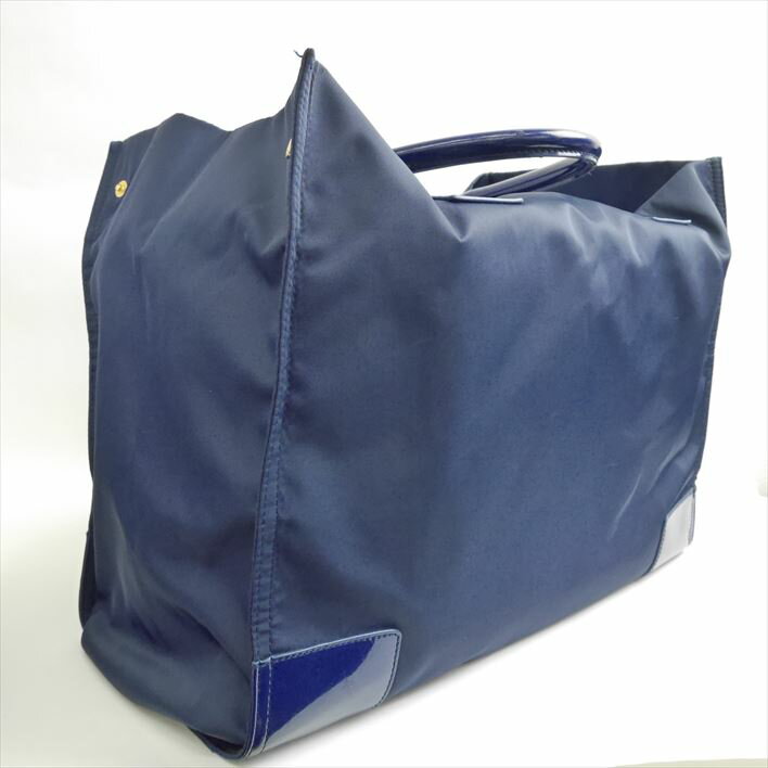 ToryBurchトリーバーチレザートートバックブルー