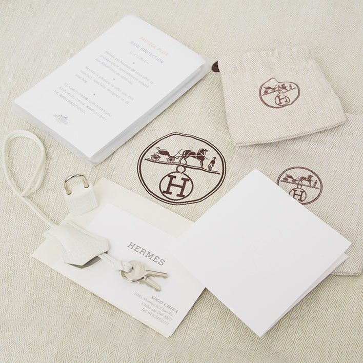 エルメスHERMESバーキンクラブ35ホワイト/サンギーヌ/パールグレートリヨンクレマンス/リザードシルバー金具【中古】