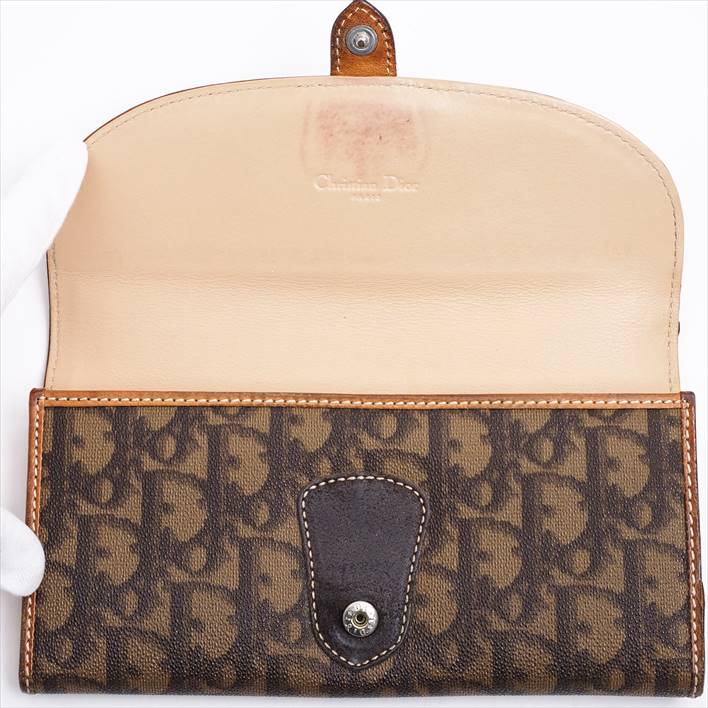 【11/23までポイント5倍】ChristianDiorクリスチャンディオールハートチャームウォレット【中古】