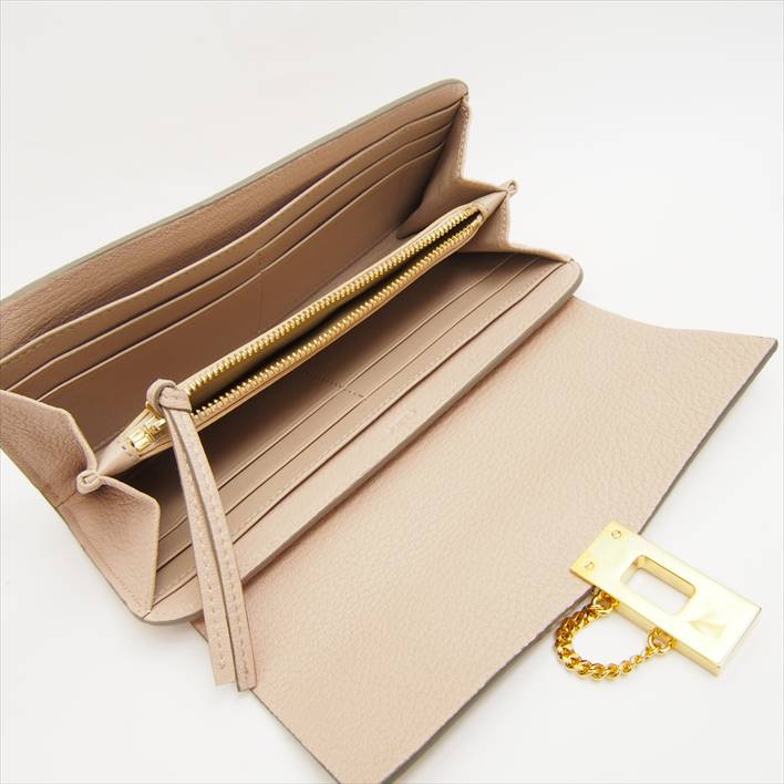 ChloeクロエDREW/ドリュー二つ折りロングウォレット【中古】