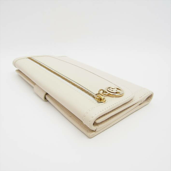 【今だけポイント5倍】BALLYバリーWホックかぶせ長財布【中古】