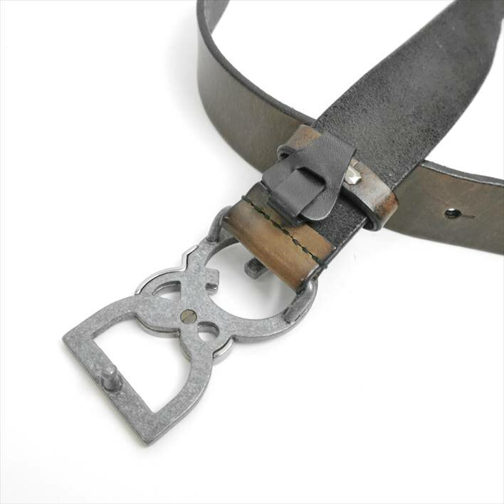 DOLCE＆GABBANAドルチェ＆ガッバーナブランドロゴバックルベルト【中古】