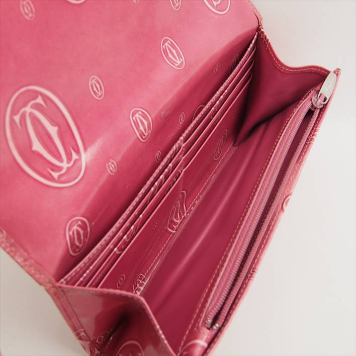 Cartierカルティエマストラインハッピーバースデイインターナショナルワレット【中古】