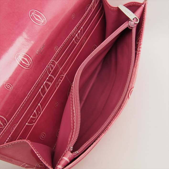 Cartierカルティエマストラインハッピーバースデイインターナショナルワレット【中古】