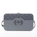 【返品OK】【美品】グッチ カットアウト GG GGスプリーム インターロッキングG メンズ 【ショルダーバッグ】