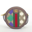【返品OK】【美品】グッチ GG ラウンド ダイヤ ドット GGスプリーム レディース 【ショルダーバッグ】
