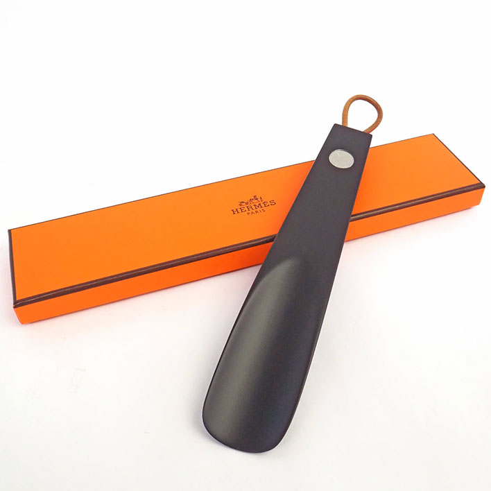 【返品OK】【美品】エルメス Chausse-Pied シューホーン PM セリエ 【靴ベラ】