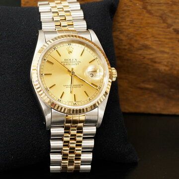 ロレックスROLEXオイスターパーペチュアルデイトジャスト腕時計中古