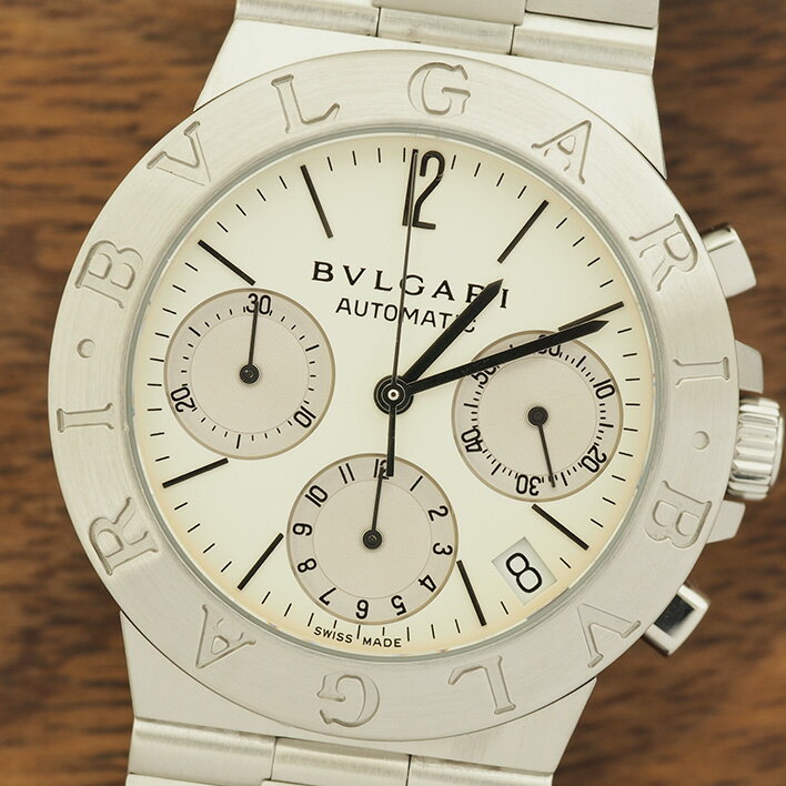BVLGARIブルガリディアゴノスポーツクロノ腕時計中古