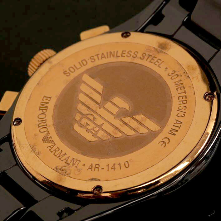 EMPORIOARMANIアルマーニセラミカ腕時計中古