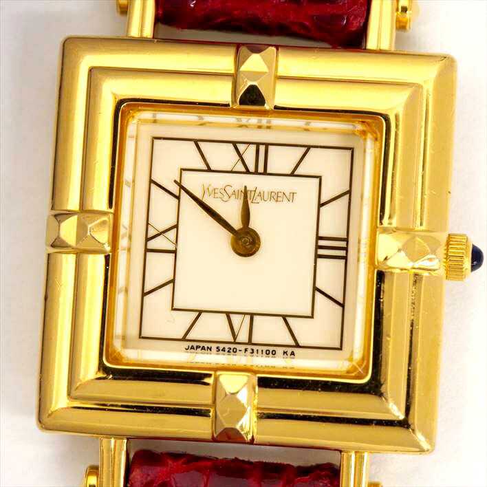 【ポイント3倍】YEVSSAINTLAURENT腕時計中古