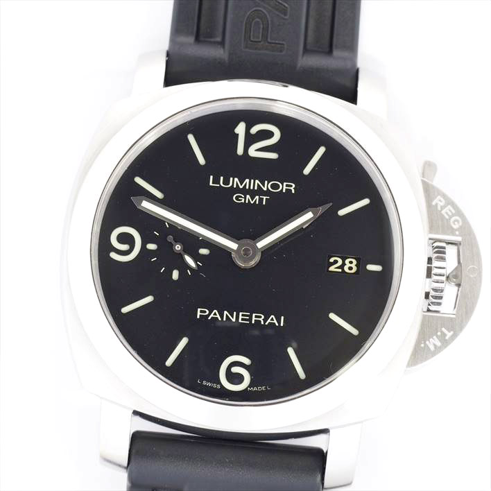 【ポイント3倍】PANERAIパネライルミノール1950GMT3デイズPAM00320【中古】