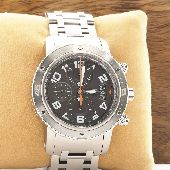 HERMESエルメスクリッパーダイバークロノCL2.941【新品仕上げ済み・中古】