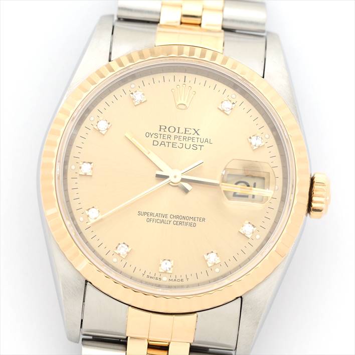 ROLEXロレックスデイトジャスト16233G【新品仕上げ済み・中古】