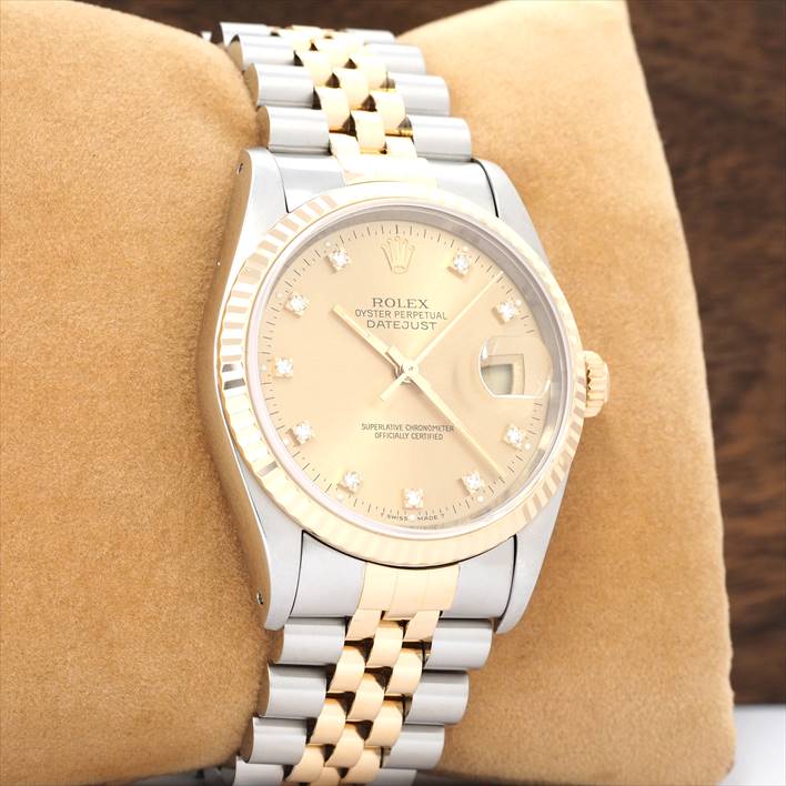 ROLEXロレックスデイトジャスト16233G【新品仕上げ済み・中古】