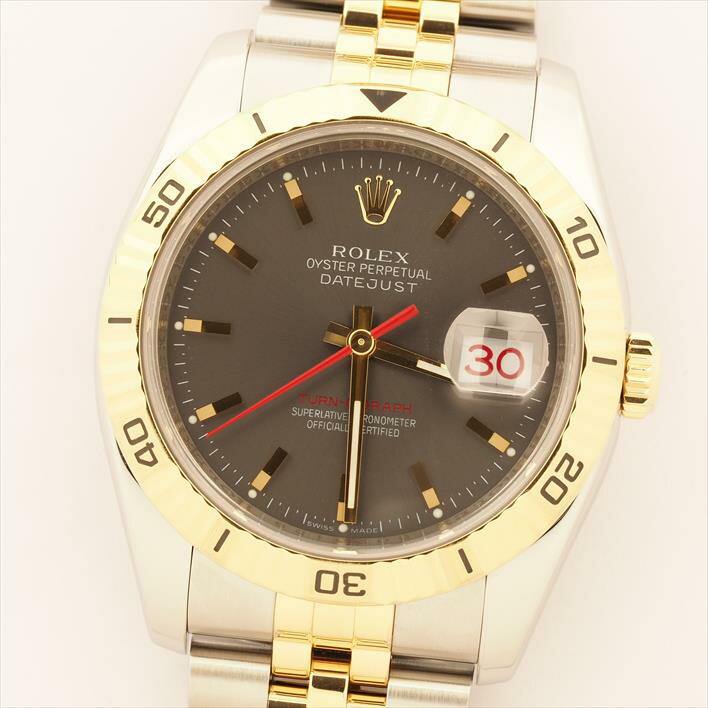 ROLEXロレックスデイトジャストターノグラフ116263D023159(2005年製造)【新品仕上げ済み・中古】腕時計