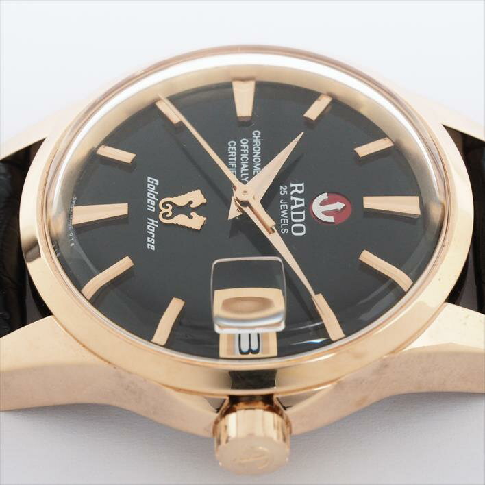 【オーバーホール済み】RADOラドーゴールデンホース84.835.165（658.3835.2）16001843【中古】腕時計