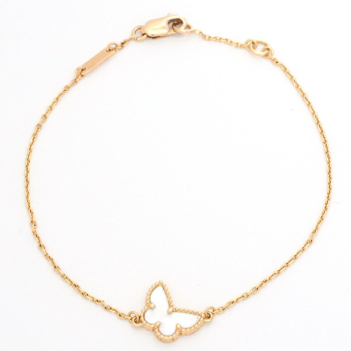 【返品OK】 【新品仕上げ済み】ヴァンクリーフ&アーペル スウィートアルハンブラ パピヨン 18金イエローゴールド【ブレスレット】のサムネイル