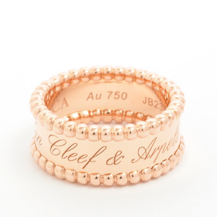 【返品OK】 【新品仕上げ済み】ヴァンクリーフ&アーペル ペルレ シニアチュールリング K18PG 47【指輪】のサムネイル