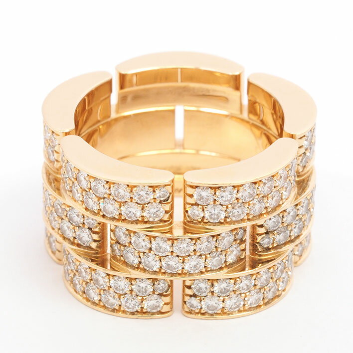 【返品OK】【新品仕上げ済み】カルティエ マイヨン パンテール リング K18YG 【指輪】53のサムネイル