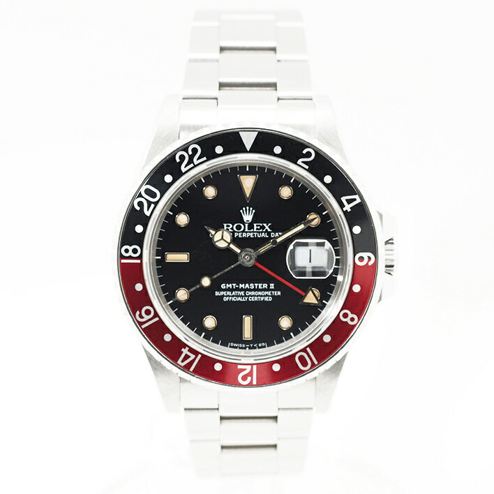 【返品OK】 【中古】ロレックス GMTマスター II Ref. 16760 メンズ ROLEX GMT-MASTER II【腕時計】