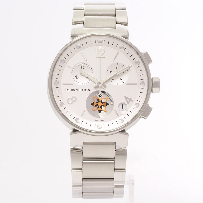 ルイヴィトン タンブール ムーンスター PM ブランシェ　ベルト/R15069 メンズ LOUIS VUITTON Tambour Moon Star