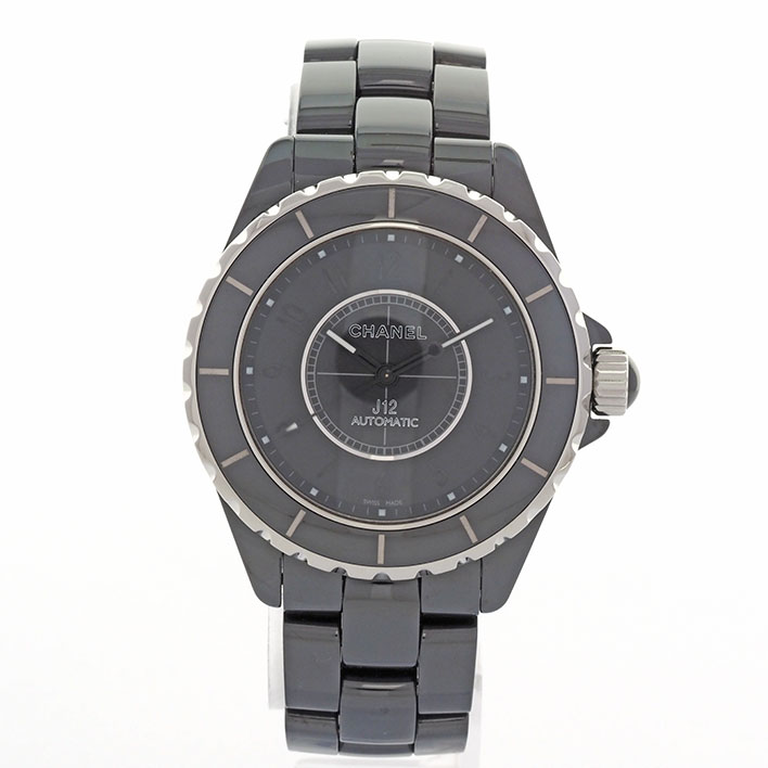 【返品OK】【新品同様】シャネル J12　インテンス ブラック メンズ CHANEL J12　Int ...