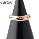 商品詳細 【ブランド名】カルティエ　Cartier【商品名】新型　トリニティ　SM　リング　指輪【型番】B4235100【定価】215,600円【素材】AU750　K18　WG/YG/PG　スリーカラー【サイズ】52&nbsp;&nbsp;12号弱【サイズ変更】不可【リング幅】1本あたり約2.5mm【重量】5.9g【宝石】なし【付属品】保証書(2023年10月伊勢丹新宿)【管理番号】2702VT284GH16857【商品状態】新型のカルティエのトリニティリングのSMです。トリニティリングは2023年の後半頃にデザインが変更になり、幅が従来のSMに比べると0.3mm細くなり、丸みのあるデザインになりました。新品仕上げ済のためとても綺麗な状態ですが、取り切れない細かいキズがあります。写真でご確認ください。【注意書き】モニターの発色具合により異なって見える事があります。