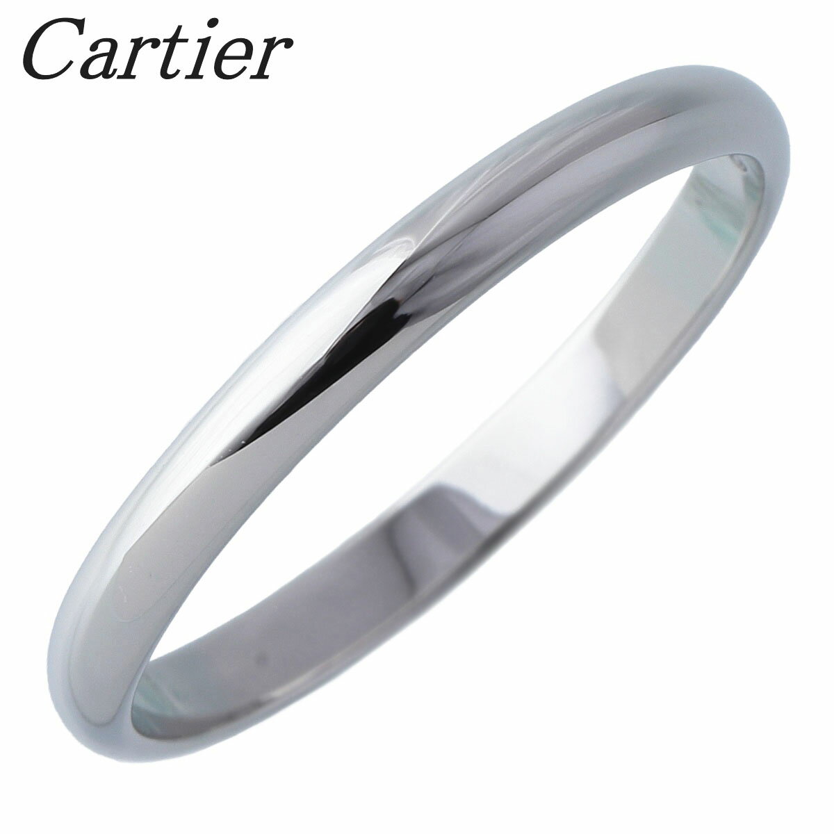 カルティエ 1895 ウェディング リング #57 幅2.4mm PT950 保証書(2020年) 新品仕上げ済 Cartier【中古】16919のサムネイル