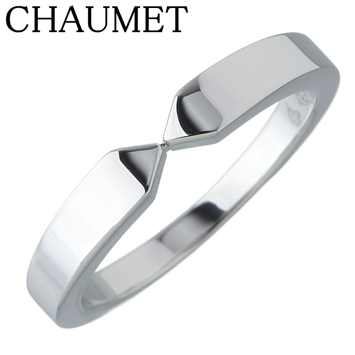 ショーメ トリオンフ リング 現行モデル #53 幅3.3mm Pt950 保証書(2023年) 新品仕上げ済 CHAUMET【中古】21397のサムネイル