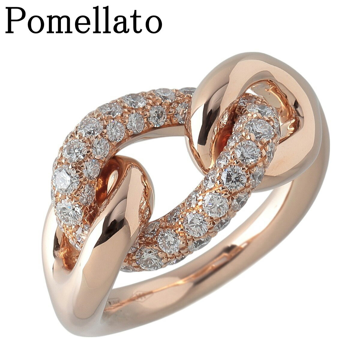 ポメラート ダイヤ リング カテネ 現行モデル #52 750PG 箱 新品仕上げ済 Pomellato【中古】22376のサムネイル