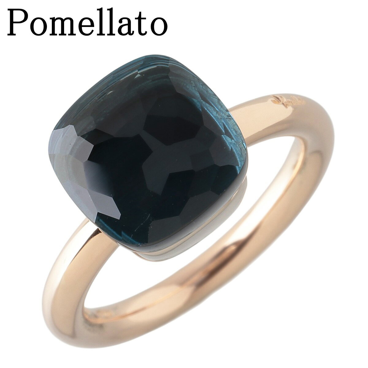 ポメラート ヌード クラシック ロンドンブルートパーズ リング 現行モデル #50 750PG/WG 新品仕上げ済 Pomellato【中古】23275のサムネイル