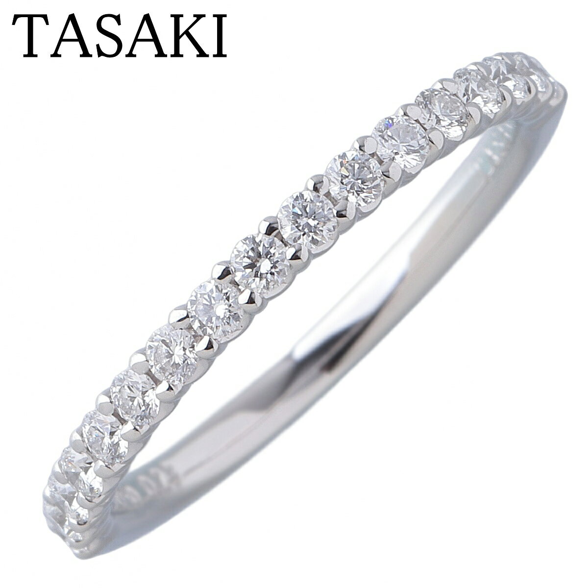 タサキ ダイヤ リング ブリッランテ ハーフエタニティ 7号 0.23ct Pt950 BRILLANTE 新品仕上げ済 TASAKI 田崎真珠26568