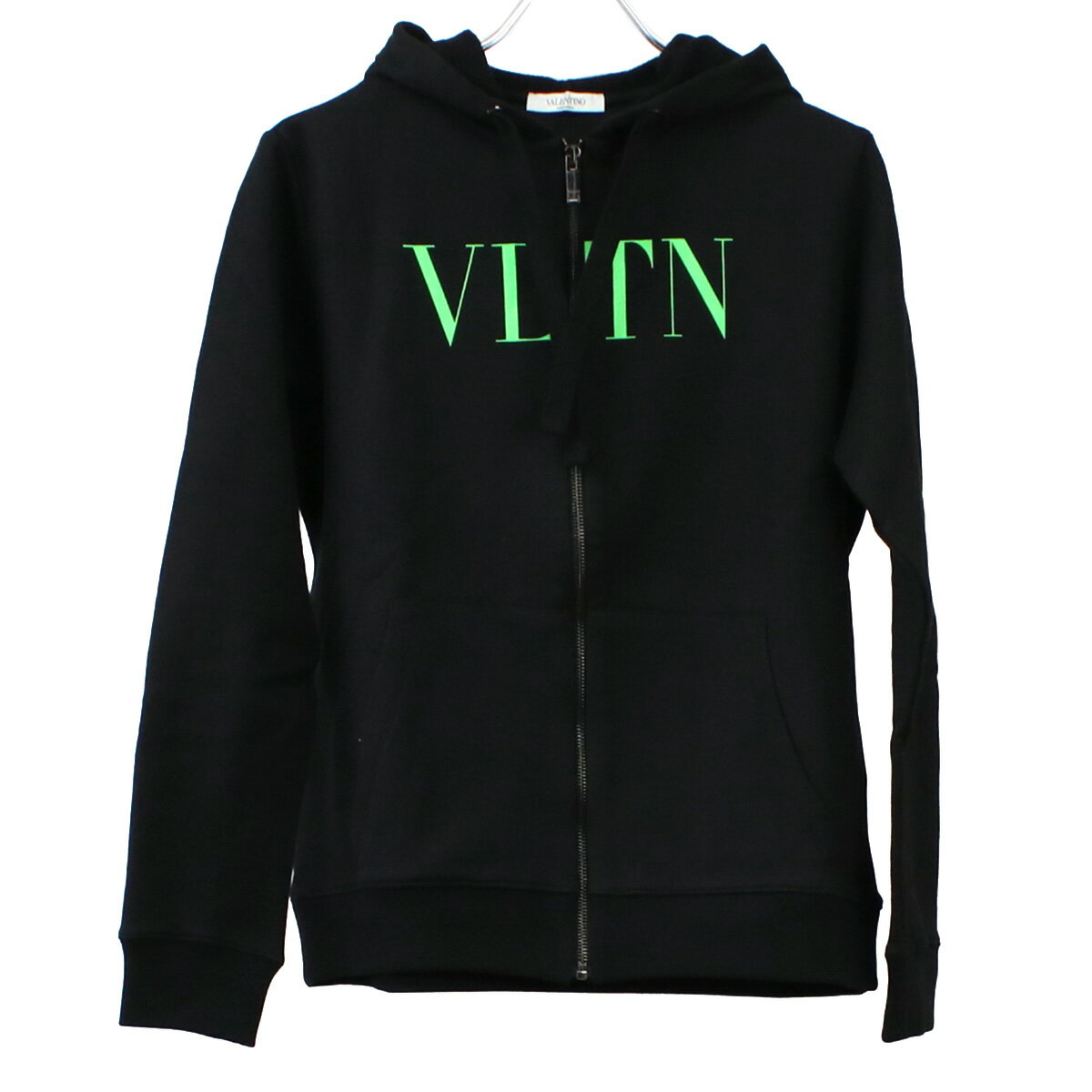 ヴァレンティノ VALENTINO メンズ－パーカー フーディ ジップアップUV3MF11I 3TV IN4ブラック bos-18 apparel-01 tcld-bhsn