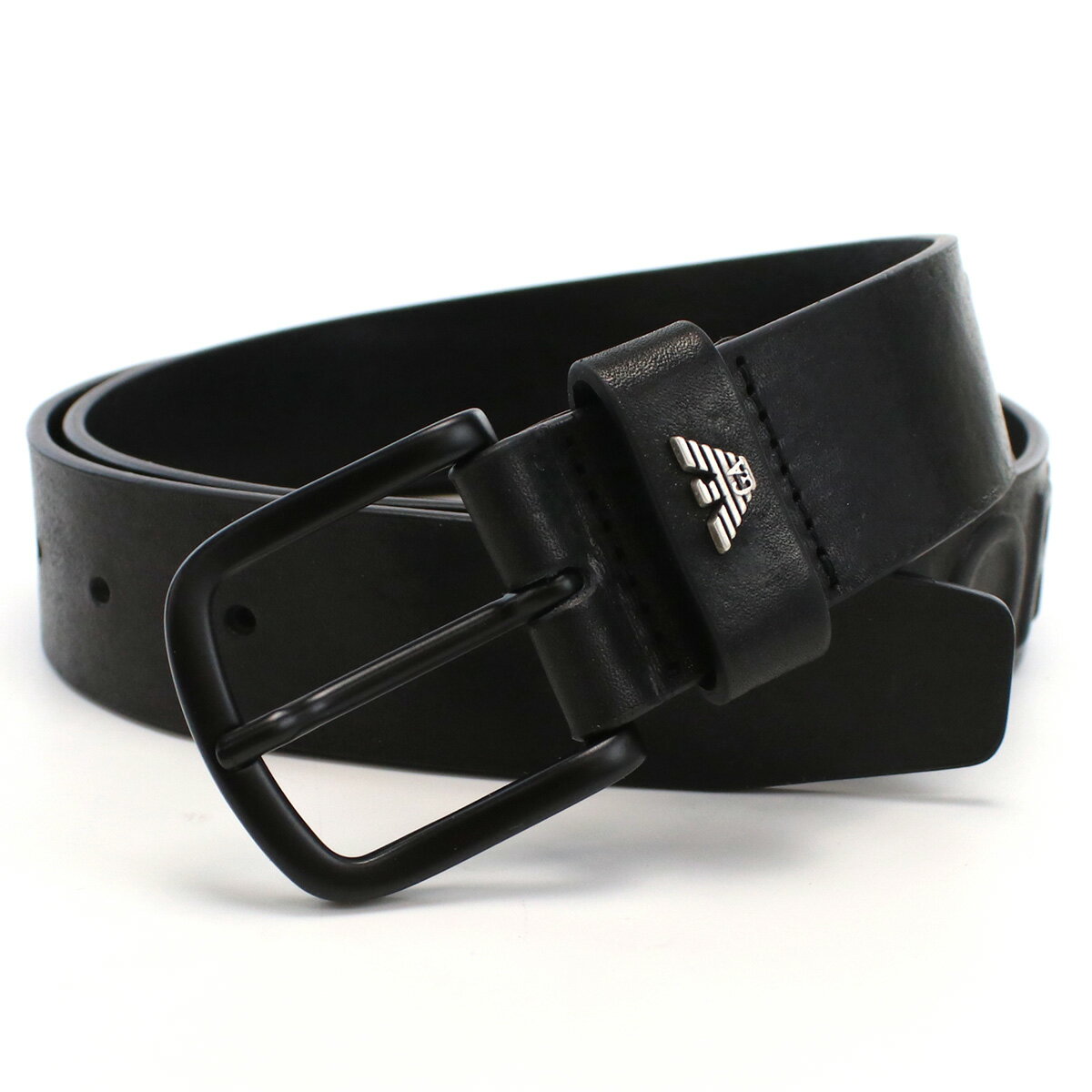 アルマーニ ベルト（メンズ） エンポリオアルマーニ EMPORIO ARMANI メンズベルト Y4S524 Y210V 80001BLACK ブラック belt-01 tcld-bhsn