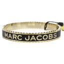 マークジェイコブス MARC JACOBS THE MEDALLION LG BANGLE バングルJ105MT7PF22 001BLACK-GOLD ブラック レディース tcld-bhsn