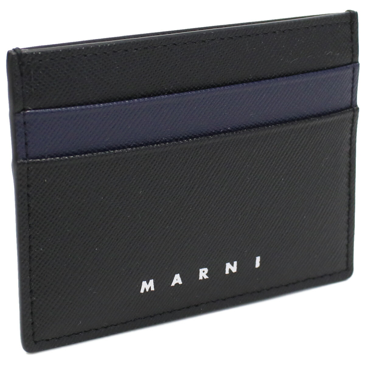 マルニ MARNI カードケース PFMI0002L4 LV520 Z576Nブラック ネイビー gsm-3 tcld-bhsn