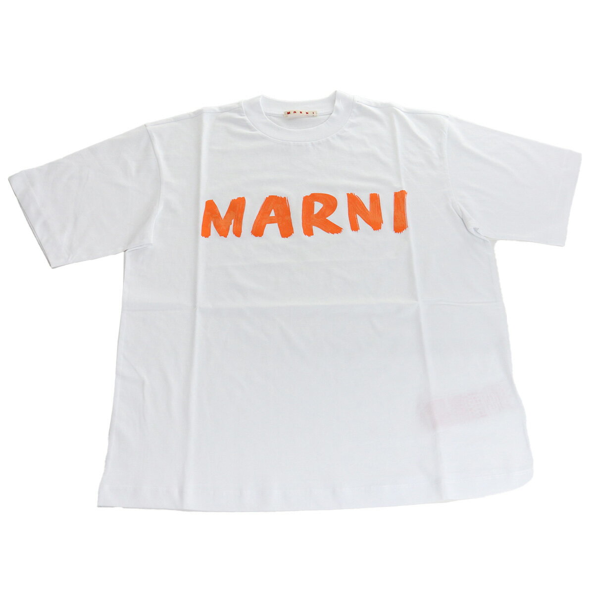 マルニ MARNI レディース ロゴTシャツ マルニレタリングプリント オーバーサイズTHJET49EPH USCS11 L2W01ホワイト系 apparel-01 ts-01 tcld-bhsn