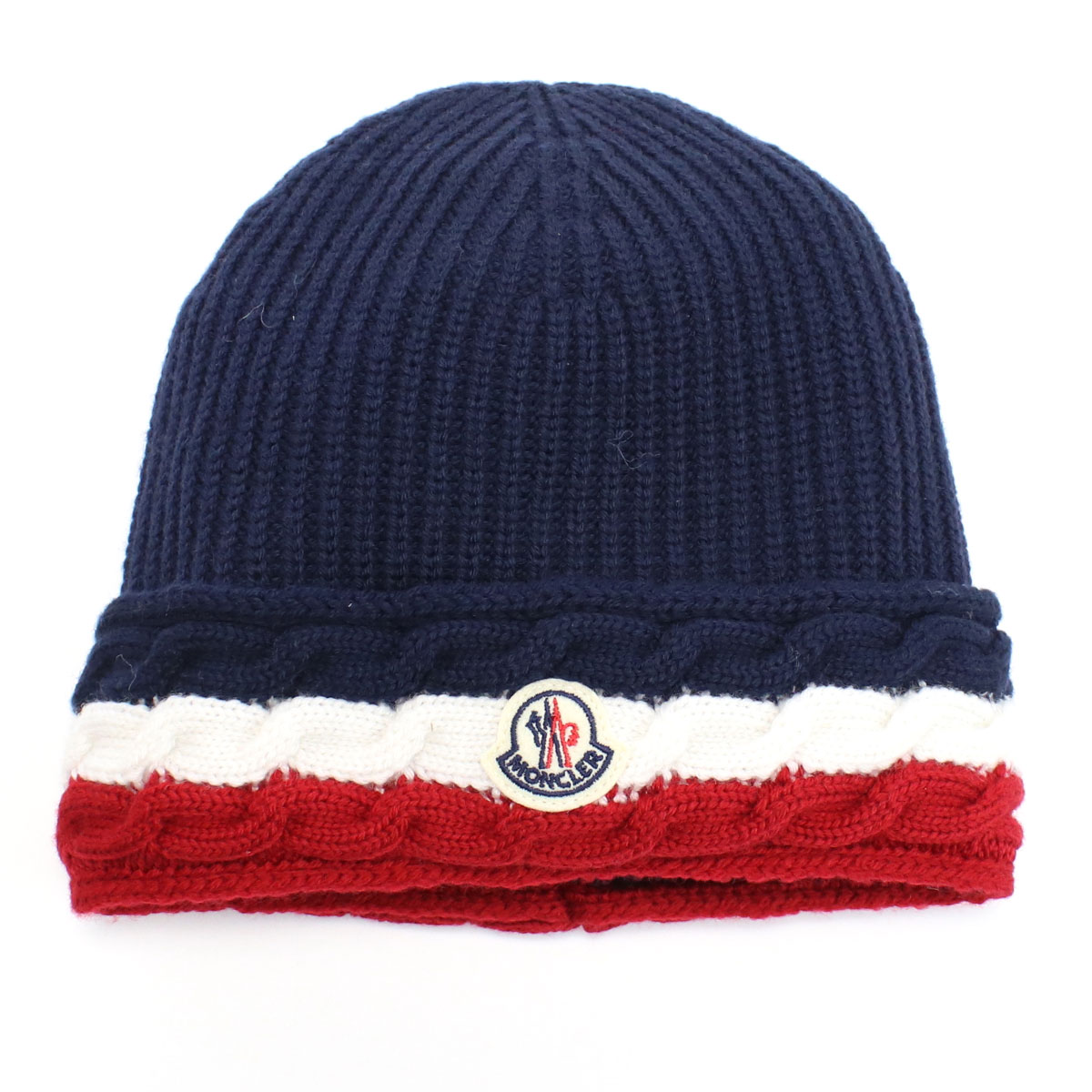 モンクレール MONCLER キッズ－ニット帽 3B00009 BERRETTO TRICOT M1131 778ネイビー系 マルチカラー kb-01 ベビー tcld-bhsn tcld-bhsn