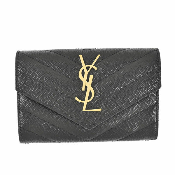 サンローラン 名刺入れ（レディース） Saint Laurent サンローラン 名刺入れ ファッション小物 414404/1000 ラッピング無料 CHNAV4014