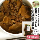 佃煮 煮物 旨煮 国産しょうがと牛そぼろ 100g×5P 送料無料 ご飯のお供 お得な5個パック ごはんのおとも ご飯のおとも お取り寄せ 佃煮 北海道産素材の旨味 ご飯のおとも 牛肉 生姜 生姜煮 煮物 お取り寄せ 北海道 タカハシ食品【ny_p3】