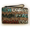 コーチ ポーチ ポーチ COACH プリンテッド コーテッド キャンバス アンド スムース レザー CM673/SVOT8 レディース TCLD3102