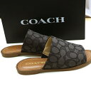 コーチ サンダル ファッション小物 COACH Hazel Sandal In Signature Jacquard CI054/BLK-5-5 レディース U...
