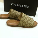 コーチ サンダル ファッション小物 COACH Hazel Sandal In Signature Jacquard CI054/KH/SD-5 レディース U...